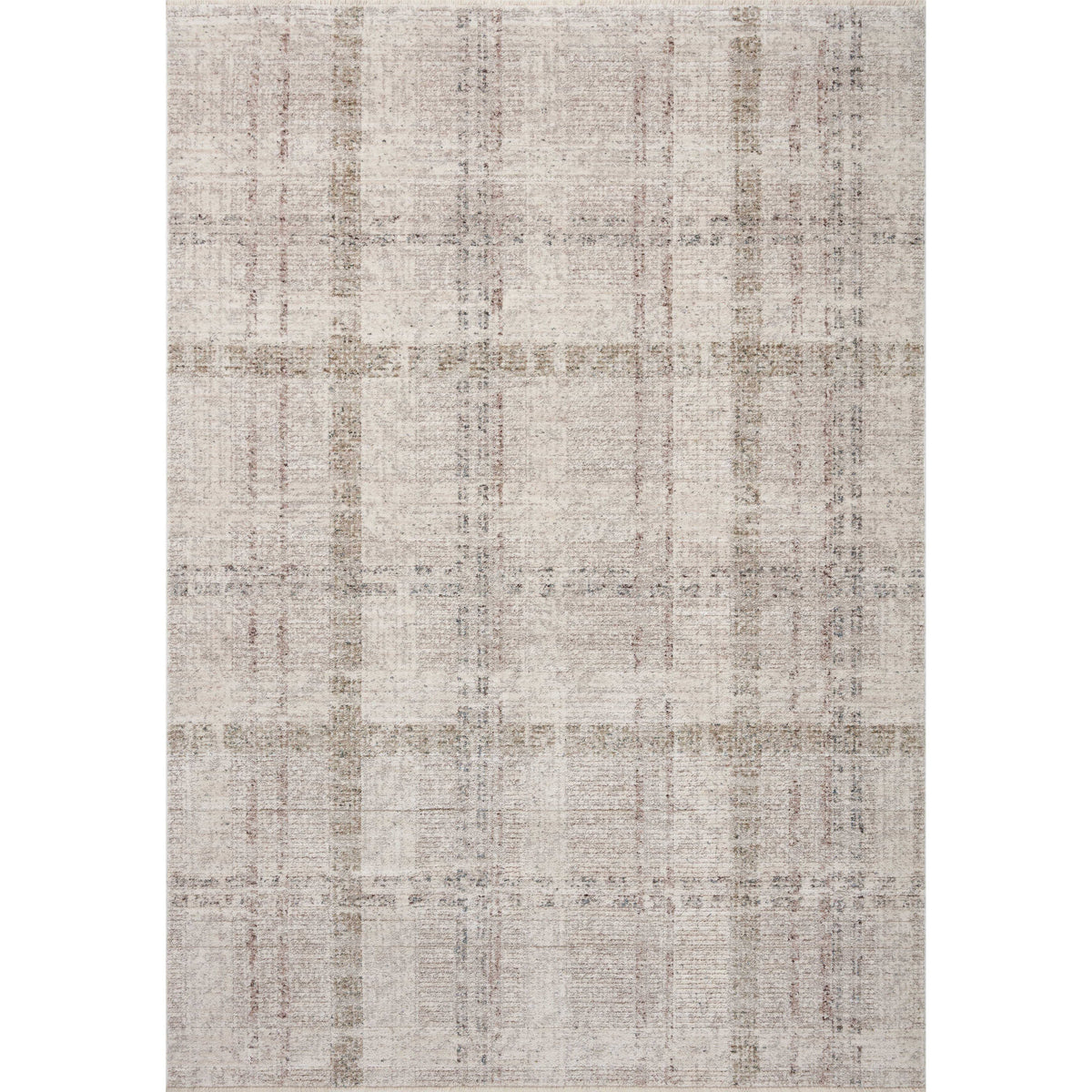 Angela Rose x Loloi 7'10" 10'0" Ivory Large Ember EMB-04 Area Rug